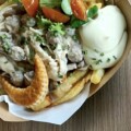 Friet met vol-au-vent